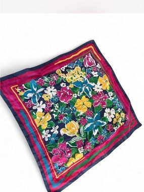 Floral Multi-Color Women’s Silk Scarf
